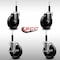 Service Caster 5'' SS Phenolic Wheel Swivel 3/4'' Expand Stem Caster Set 2 Brakes, 4PK SCC-SSEX20S514-PHS-2-TLB-2-34 - alternate 4